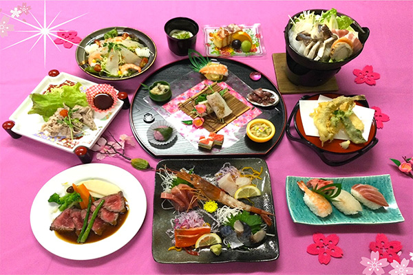 四季ごとに変わる宴会プラン<